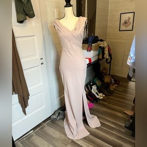 Soft pink gown